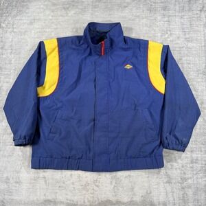 Sunoco Racing Jacket Mens XL Blue Vintage 90s Colorblock Zip Windbreaker NASCAR